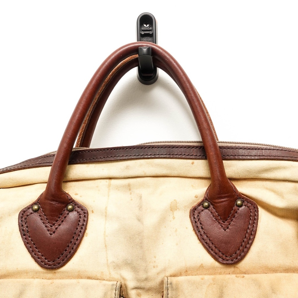 Rare Vintage L.L. Bean Naturally Aged And Distressed Blanket Tech Bag Briefcase - Picture 2 of 9